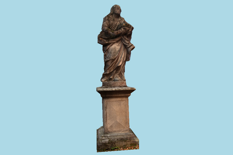Photorealistic Statue 3d model